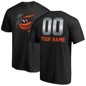 Baltimore Orioles Fanatics Branded Personalized Midnight Mascot T-Shirt
