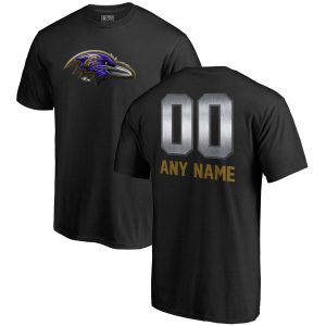 Baltimore Ravens Personalized Midnight Mascot T-Shirt