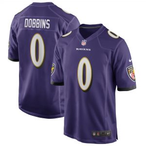 J.K. Dobbins Baltimore Ravens Nike 2020 NFL Draft Pick Game Jersey